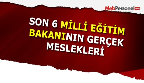Milli Eğitim Bakanı'nın eğitimci olması gerekmez mi?