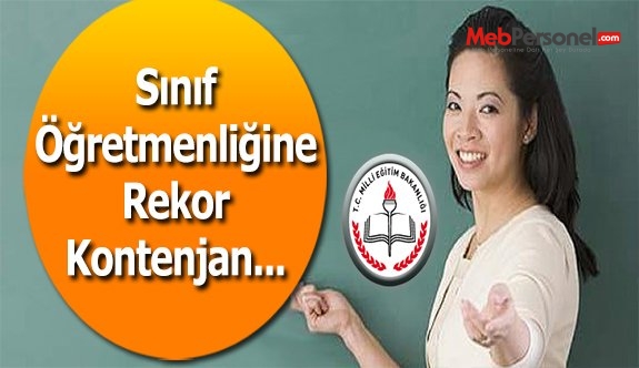 Sınıf Öğretmenliği Önümüzdeki Atamalarda Rekor Kırabilir