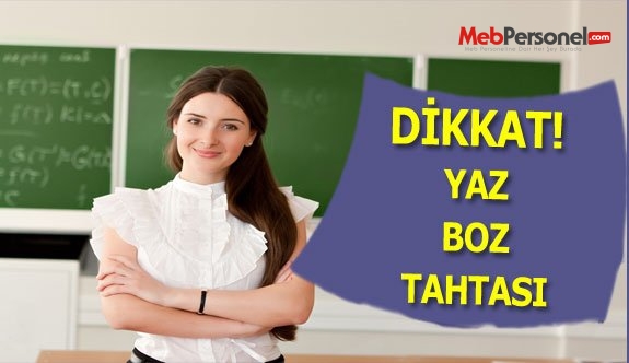YAZ BOZ TAHTASI
