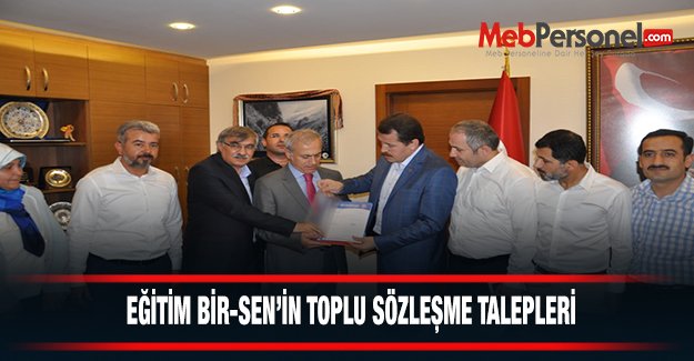 Eğitim Bir Sen'in Toplu Sözleşme Talepleri