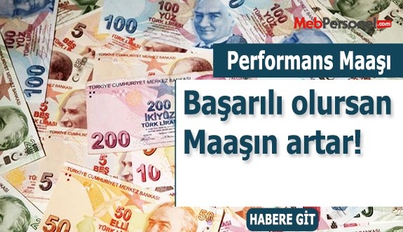 Başarılı memura özel maaş