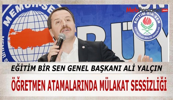 EBS Ve Ali Yalçın'ın Öğretmen Atamalarında Mülakat Sessizliği