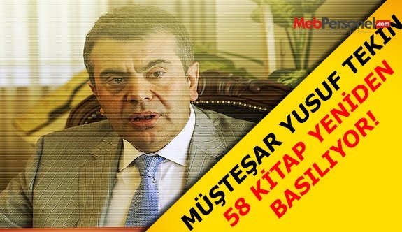 MEB Müsteşarı Tekin: 58 kitap yeniden basılıyor