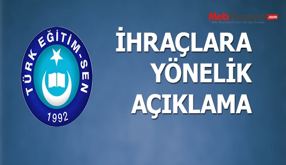 Türk Eğitim Sen’den ‘At izi it izine karıştı’ tepkisi