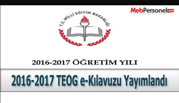 2016-2017 TEOG e-Kılavuzu Yayımlandı