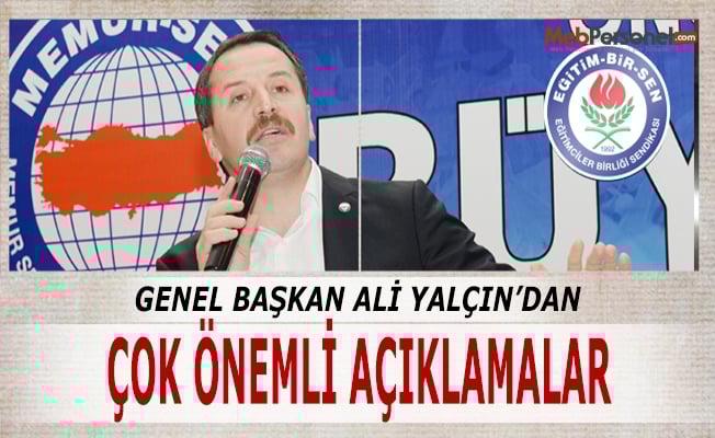 Ali Yalçın'dan Çok Önemli Açıklamalar