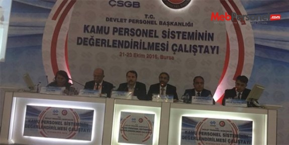 Kamu personeliyle ilgili çalıştay başladı