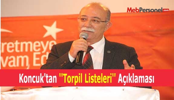Koncuk'tan ''Torpil Listeleri'' Açıklaması