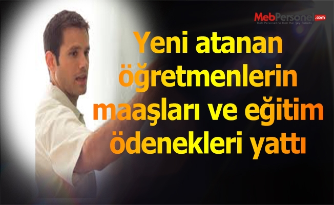 Sözleşmeli Öğretmenlerin Maaşları ve Eğitim Ödenekleri Yatırılıyor