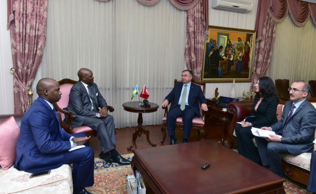 Bakan Yılmaz, Ruanda Büyükelçisi Nkurunziza’yı kabul etti
