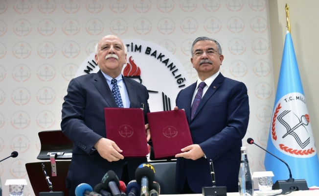 Bakan Yılmaz ve Bakan Avcı işbirliği protokolü imzaladı