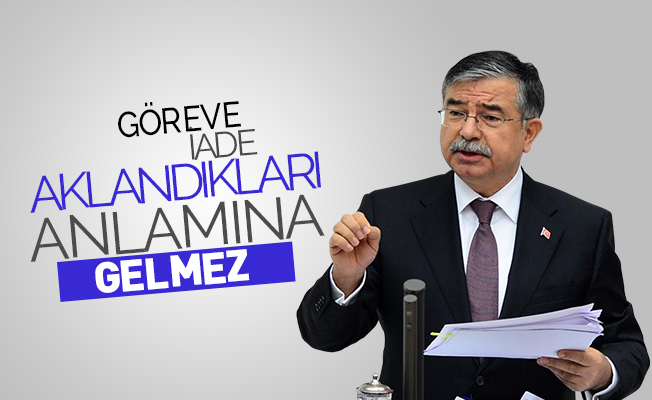 Göreve iade, aklandıkları anlamına gelmez