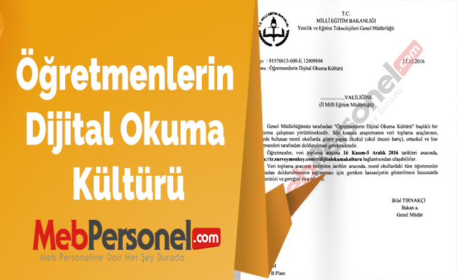 Öğretmenlerin Dijital Okuma Kültürü