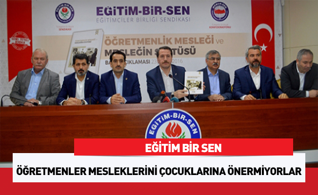 Öğretmenler mesleklerini çocuklarına önermiyorlar