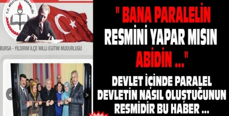 Devletin Ağırlını Bilmeyen Adamlara Makam Temsil Ederseniz, Neden Paralel Yapılar Oluşuyor Diye Sızlanmayacaksınız