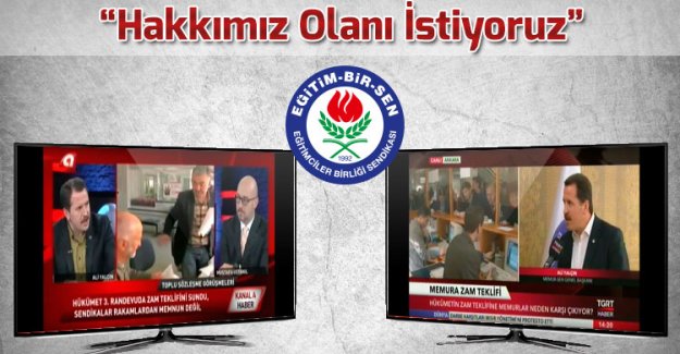 EĞİTİM BİR SEN: 'Hakkımız Olanı İstiyoruz'
