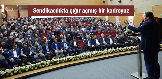 Ali Yalçın: ''Sendikacılıkta çığır açmış bir kadroyuz''