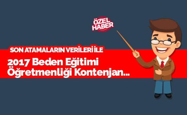 Beden Eğitimi Öğretmenliği Tahmini Atama Kontenjanı