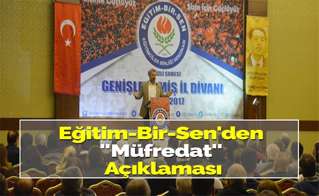 Eğitim-Bir-Sen'den ''Müfredat'' Açıklaması