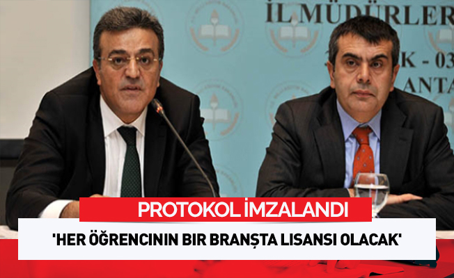 'Her öğrencinin bir branşta lisansı olacak'