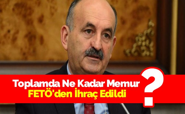 Toplamda Ne Kadar Memur FETÖ'den İhraç Edildi