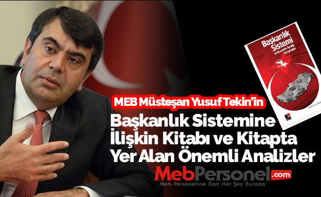 Müsteşar Tekin'in Referanduma Neden Evet Denilmesi Gerektiği Hakkındaki Kitabı
