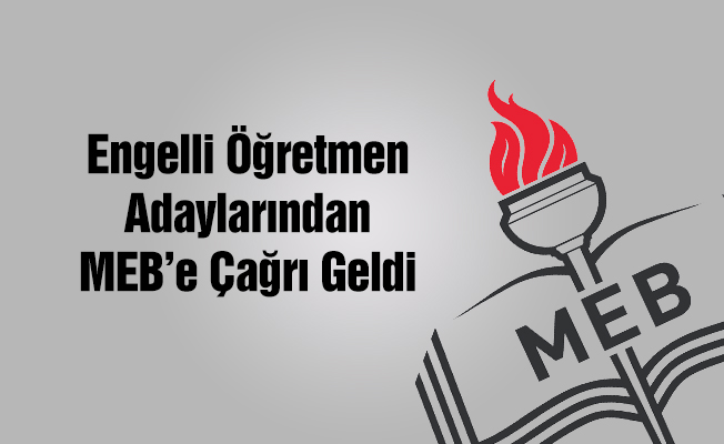 Engelli öğretmen adaylarından çağrı