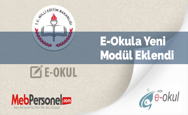 E-Okula Yeni Modül Eklendi