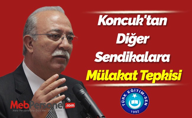 Koncuk'tan Diğer Sendikalara Mülakat Tepkisi