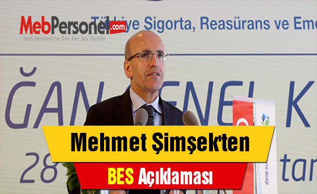 Mehmet Şimşek'ten ''BES'' Açıklaması