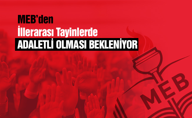 İl Dışı Tayinlerde Adalet İstiyoruz!