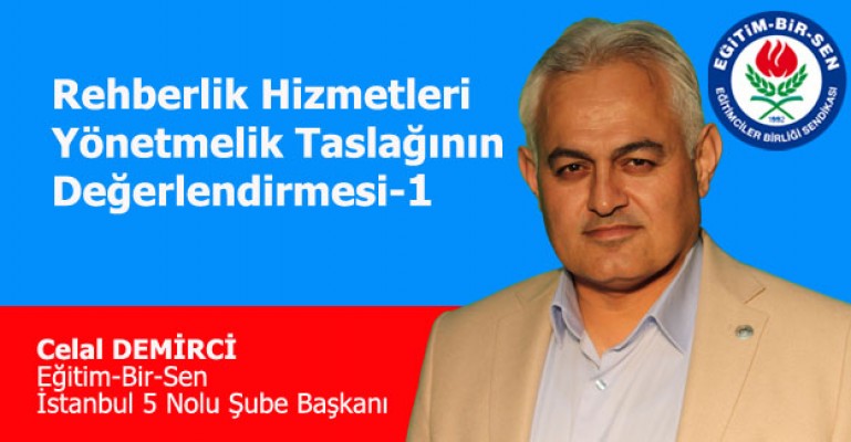 MEB Rehberlik Hizmetleri Yönetmelik Taslağının Değerlendirmesi