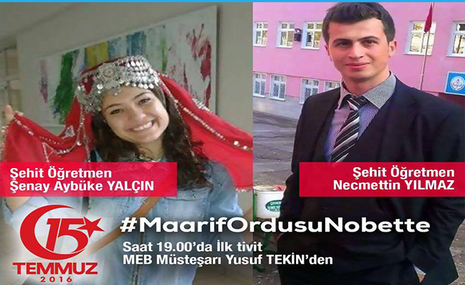 MEB Şehitlerine Sahip Çıkıyor ve Nöbette