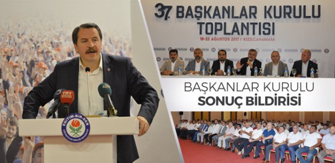Eğitim-Bir-Sen Başkanlar Kurulu sonuç bildirisi
