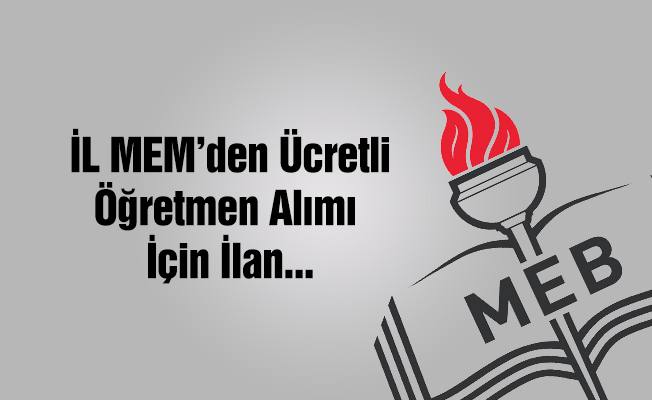 ÜCRETLİ ÖĞRETMEN BAŞVURULARI!