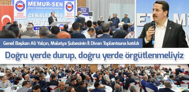 Ali Yalçın: Doğru yerde durup, doğru yerde örgütlenmeliyiz
