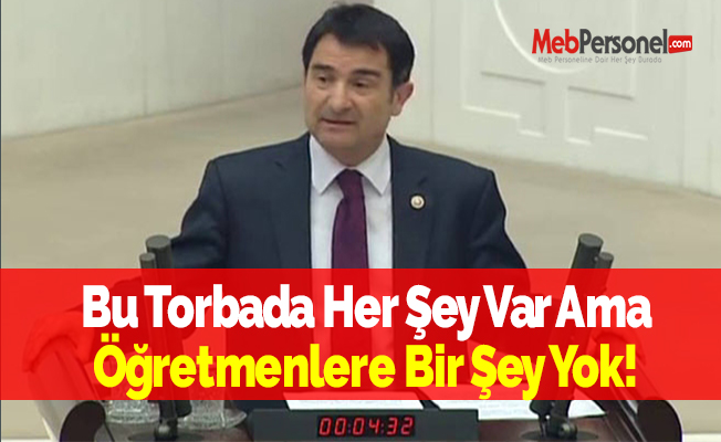 Bu Torbada Her Şey Var Ama Öğretmenlere Bir Şey Yok!