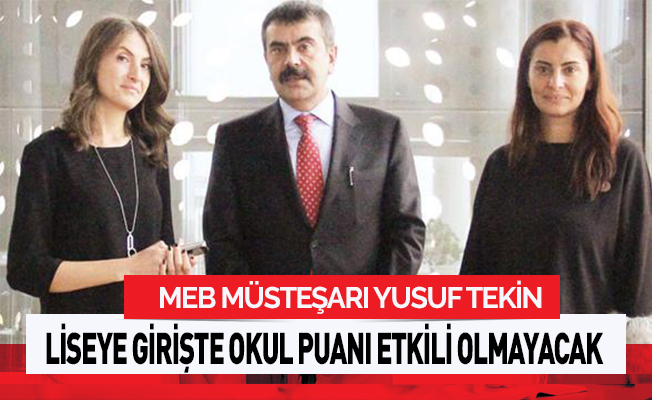 Liseye girişte okul puanı etkili olmayacak