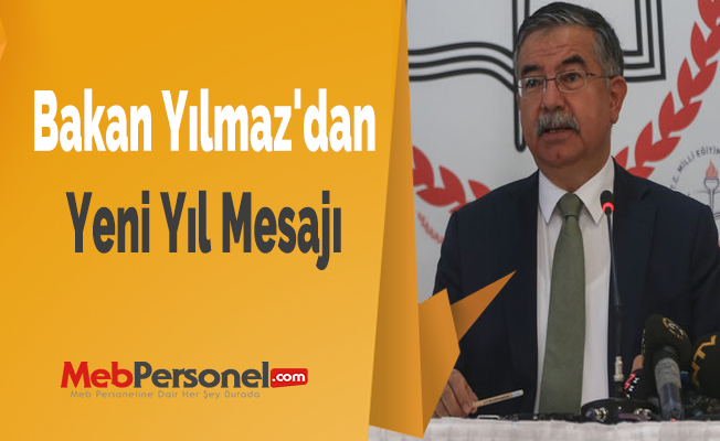 Bakan Yılmaz'dan Yeni Yıl Mesajı