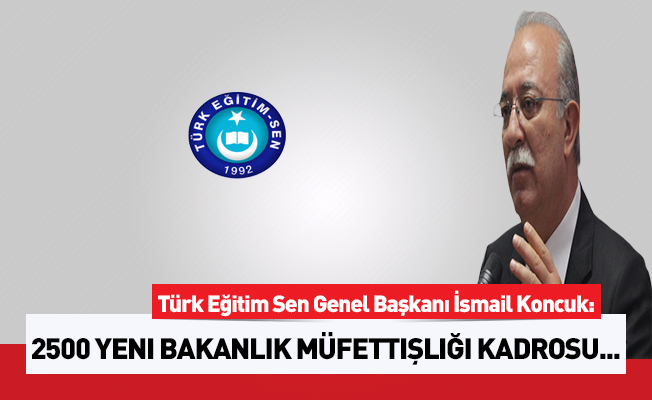 2500 Yeni Bakanlık Müfettişliği Kadrosu İhdas Edilerek Aksaklık Giderilebilir