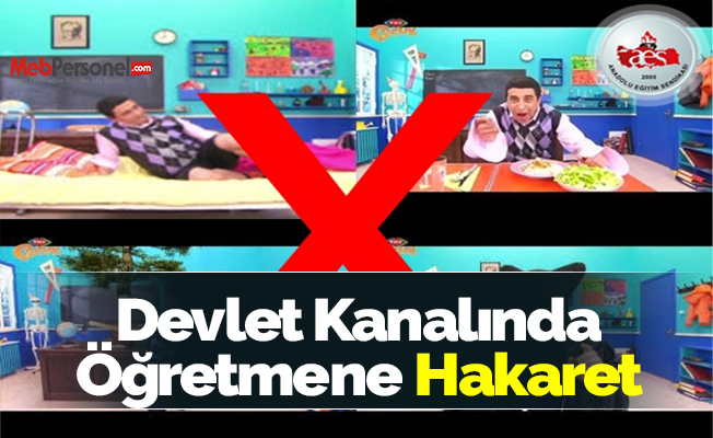 Devlet Kanalında Öğretmene Hakaret