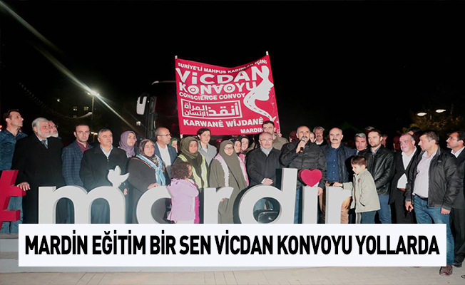 Mardin Eğitim Bir Sen'in Vicdan Konvoyu Yollarda