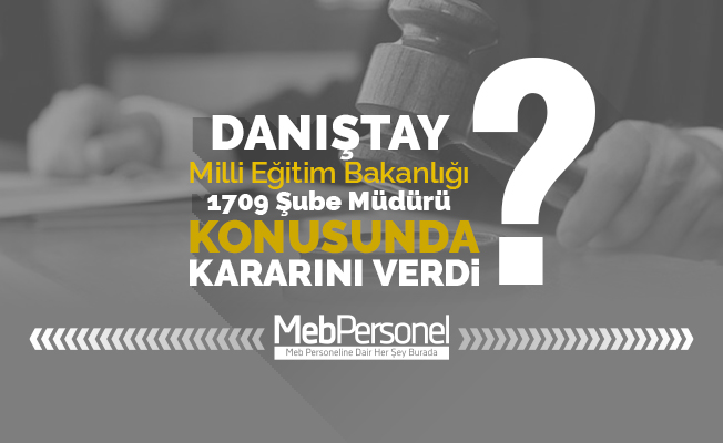 1709 şube müdürü atamasında bir iptal kararı daha...