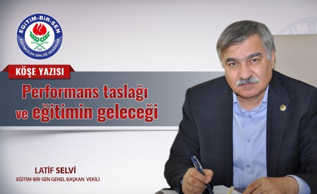 Performans taslağı ve eğitimin geleceği