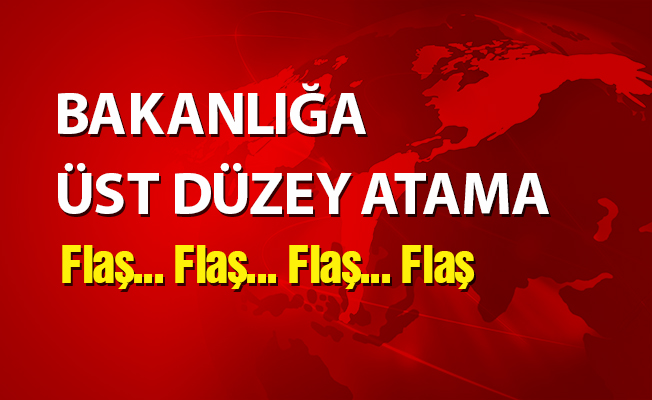 BAKANLIĞA ÜST DÜZEY ATAMA