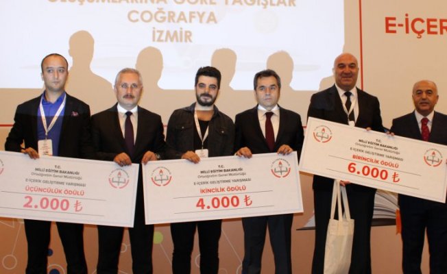 E-İçerik Geliştirme Yarışması ödül töreni yapıldı