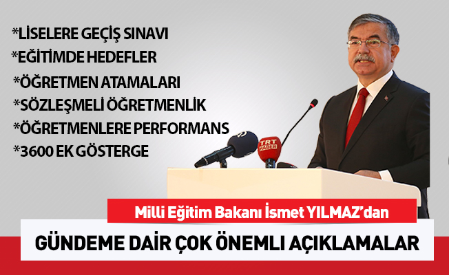 Bakan Yılmaz Çok Önemli Açıklamalarda Bulundu