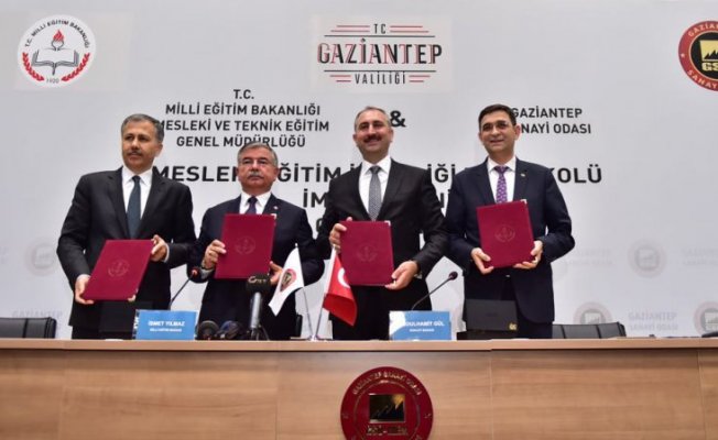 Gaziantep Sanayi Odası ile Mesleki Eğitim İş Birliği Protokolü
