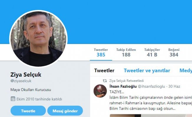 Sayın Ziya SELÇUK Kimdir?