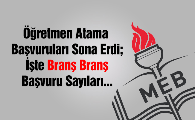Sözleşmeli Öğretmenlik Başvuruları Sona Erdi